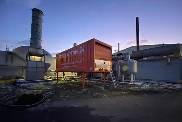 Heizcontainer in der Industrie