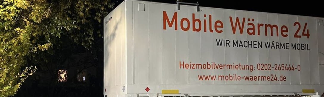 Heizcontainer von Mobile Wärme 24