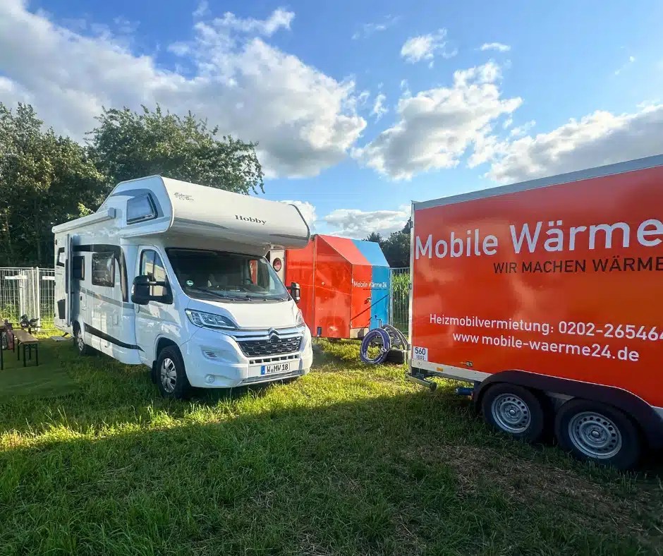 Wohnmobile und Heizanhänger von Mobile Wärme 24