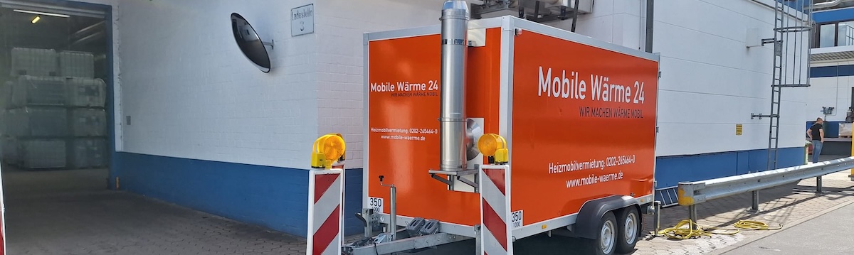 Mobile Heizlösung überbrückt Sanierung einer Thermalölverrohrung