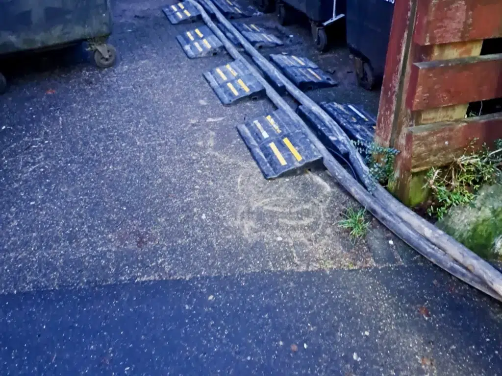 Schlauchbrücken ohne Abdeckung