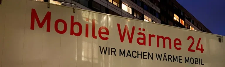 Emergency heating for hospital: heating container from Mobile Wärme 24