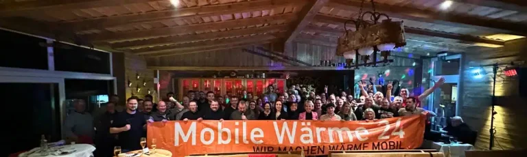 Das Team von Mobile Wärme 24 auf der Weihnachtsfeier 2024