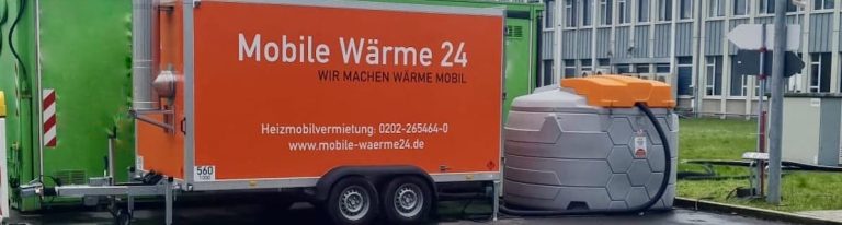 Heizmobil und Öltank von Mobile Wärme 24