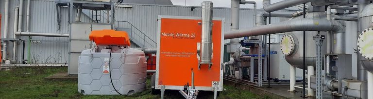 Mobiler Heizanhänger von Mobile Wärme 24