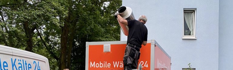 Aufbau eines Heizmobils